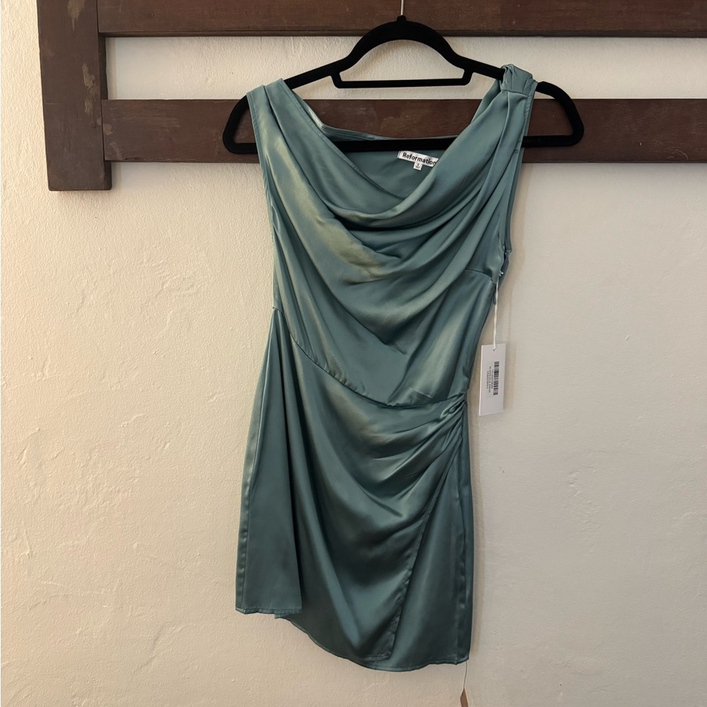 NWT Reformation Alanis Silk Dress